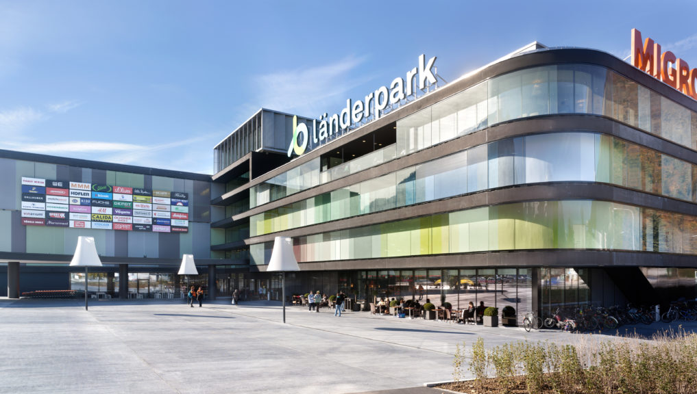 TGS Architekten Einkaufszentrum Länderpark Stans Aussen